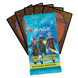 Magic: The Gathering March of the Machine: The Aftermath Epilogue Booster Box | 24 Packs (120 Magic Cards)