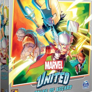 CMON Marvel United Tales of Asgard Expansion | Tabletop Miniatures Game | Strategy Game | Cooperative Game for Adults and Kids | Ages 14+ | 1-4 Players | Average Playtime 40 Minutes | Made by CMON