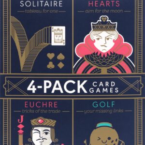 Buffalo Games - 4pk Card Game Pack