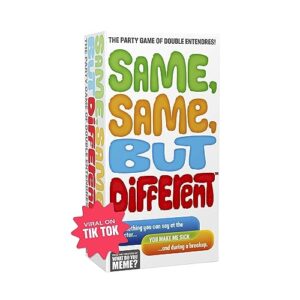 what do you meme? same same but different - the party game of double entendres – adult card games for game night