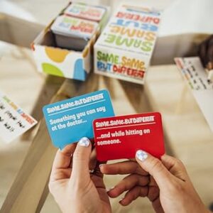 WHAT DO YOU MEME? Same Same But Different - The Party Game of Double Entendres – Adult Card Games for Game Night