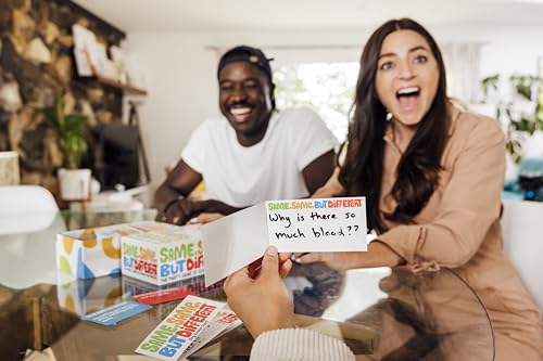 WHAT DO YOU MEME? Same Same But Different - The Party Game of Double Entendres – Adult Card Games for Game Night