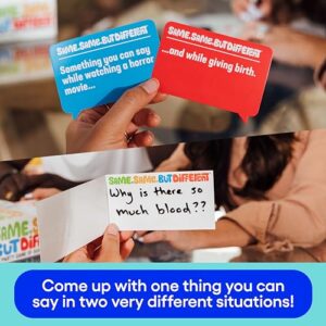 WHAT DO YOU MEME? Same Same But Different - The Party Game of Double Entendres – Adult Card Games for Game Night