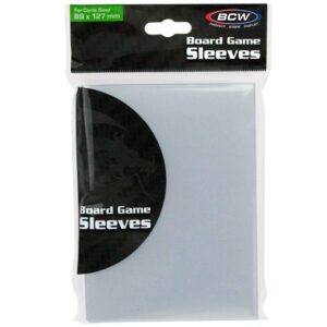 BCW Double Size 89 mm x 127 mm Board Game Sleeves - 50 ct