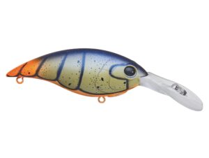 berkley money badger fishing lure, firetail green craw, 1/3 oz, 2.5in | 6.25cm, hybrid baitfish-crayfish design, patented flashdisc technology, equipped with sharp fusion19 hooks