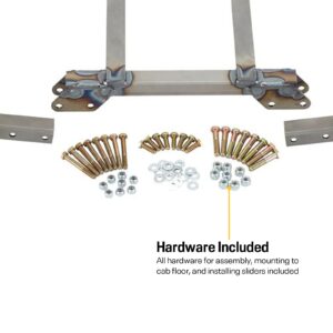 1967-1972 Chevy/GMC C10 Full-Size Truck Seat and Console Mount: Durable Steel, Easy Bolt-In Installation, Accommodates Bucket Seats, Includes Mounting Hardware