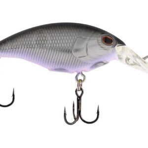 Berkley Money Badger Fishing Lure, Black Silver, 1/3 oz, 2.5in | 6.25cm, Hybrid Baitfish-Crayfish Design, Patented FlashDisc Technology, Equipped with Sharp Fusion19 Hooks