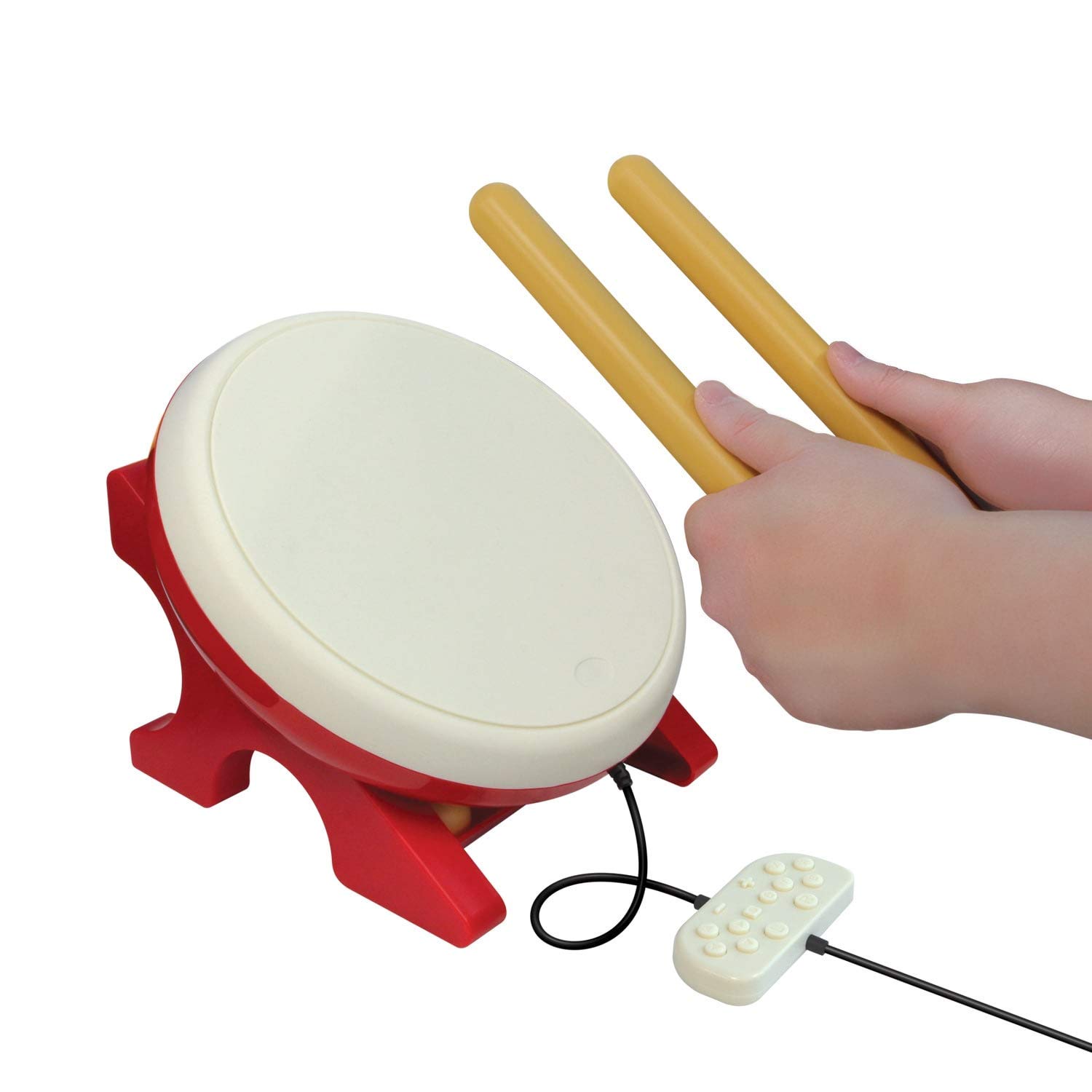 XYAB | Taiko Drum Pad Controller with Drum Sticks for Nintendo Switch Taiko no Tatsujin Drum n' Fun Game