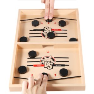 Fast Sling Puck Game, Hockey Game, Slingshot Games Toy, Table Desktop Battle, Winner Board Games Family Interactive Game for Kids Adults