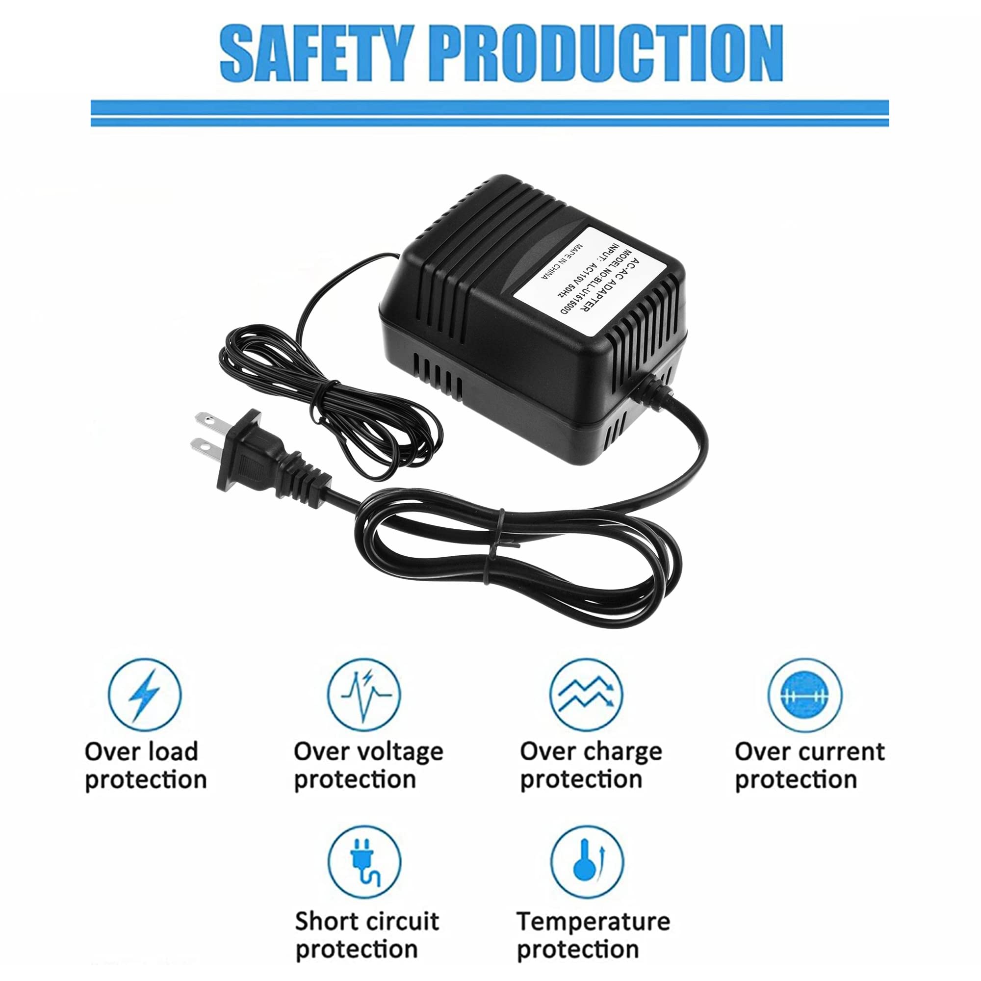 CJP-Geek AC to AC Adapter for VTech DS6321 DS6321-4 DS6321-3 DS6321-2 DECT 6.0 Power Cord