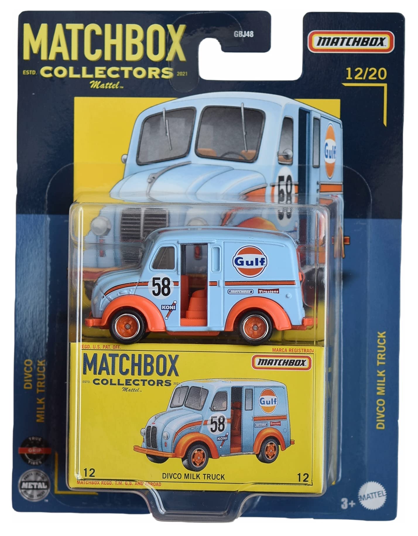 Matchbox Divco Milk Truck, Collectors 12/20