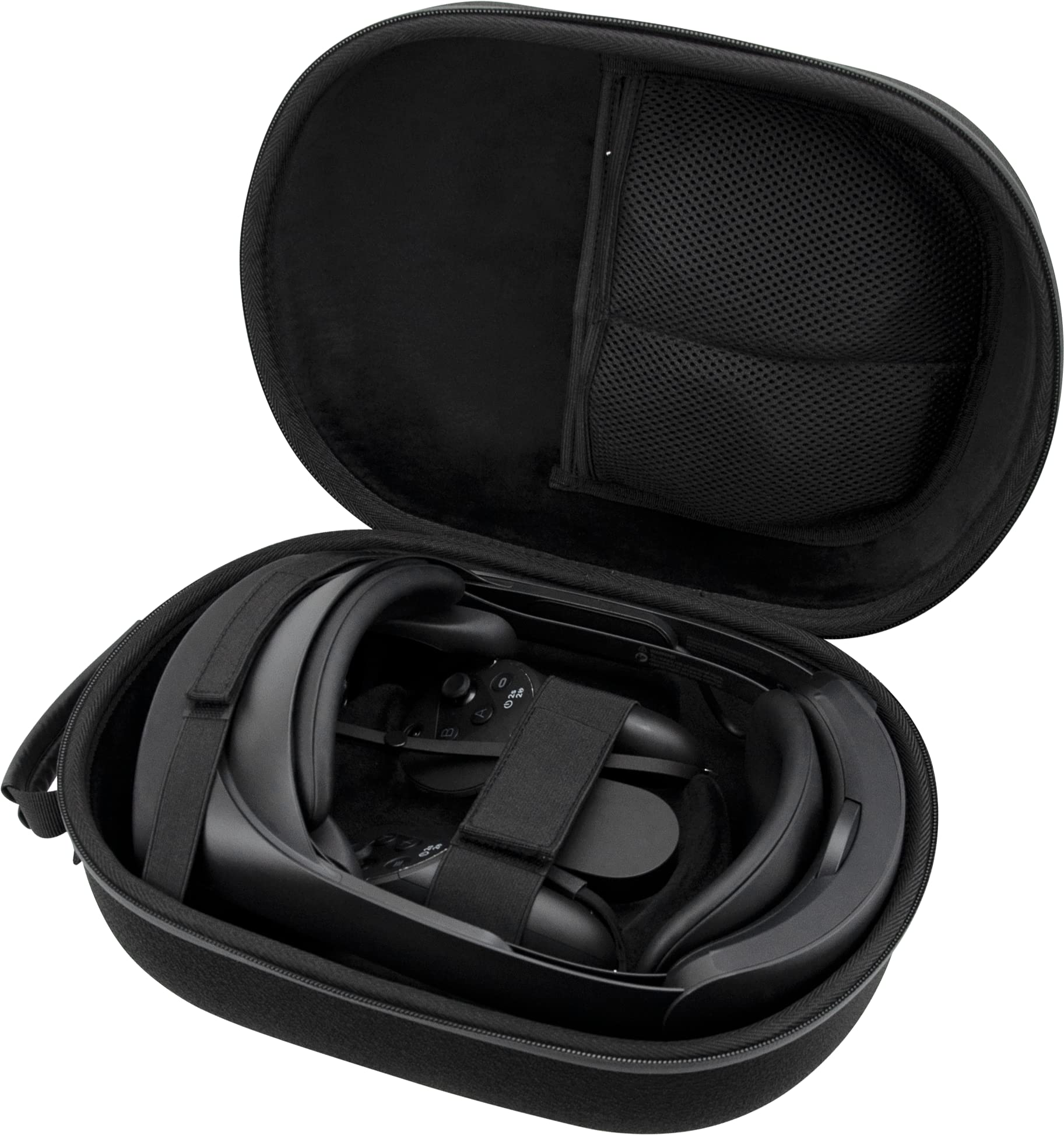 Hard Carrying Case Compatible with Quest Pro Accessories VR Headset with all in one storage, Touch Controllers and Other Accessories, Ultra-Sleek Design for Travel and Storage