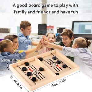 Fast Sling Puck Game, Hockey Game, Slingshot Games Toy, Table Desktop Battle, Winner Board Games Family Interactive Game for Kids Adults