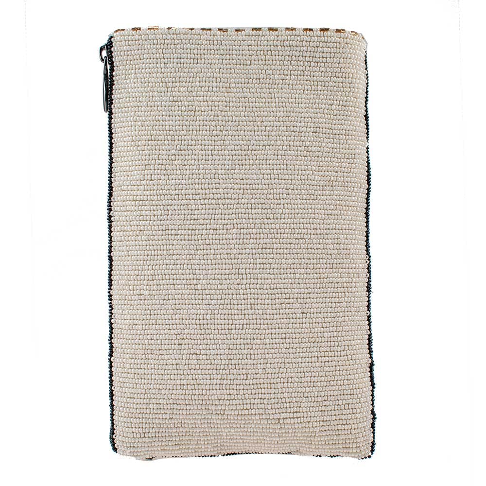 Mary Frances Breezy Crossbody Phone Bag, Ivory