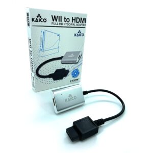 kaico wii to hdmi adapter for nintendo consoles, supports component output - plug & play – ntsc & pal