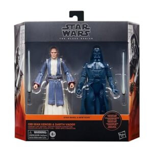 Star Wars 6 Inch Action Figure 2-Pack | OBI-Wan Kenobi & Darth Vader