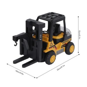 Keenso Remote Control Forklift, High Simulation RC Forklift Kids Engineering Trucks Lighting Without Battery Electric Toys, Electronic Pets, Sound Toys