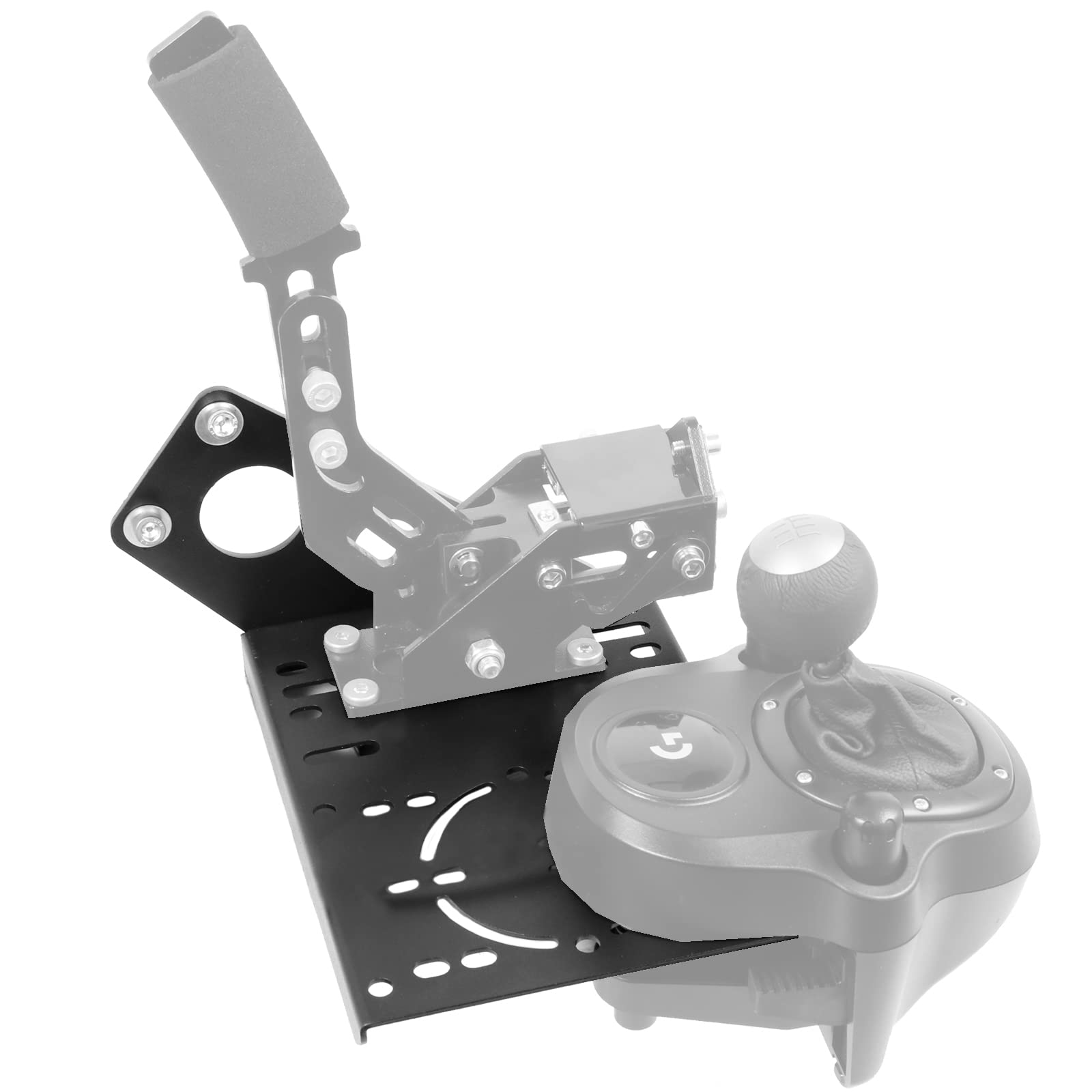 Dardoo Racing Shifter Mounting Upgrade for Racing Wheel Frames with Mounting Bolts, Only for Partial Wheel Frame Mounting Shifter, Handbrake and Joystick