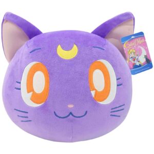 sailor moon luna mochi ball plush stuffed animal - 14" cute, collectable and cuddly toy character - ultra-soft polyester fabric