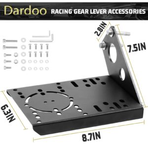 Dardoo Racing Shifter Mounting Upgrade for Racing Wheel Frames with Mounting Bolts, Only for Partial Wheel Frame Mounting Shifter, Handbrake and Joystick