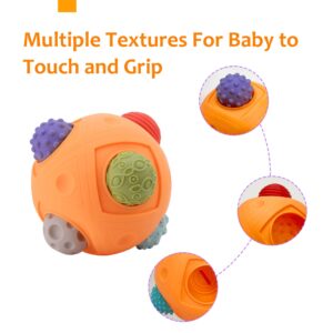 12pcs Package Sensory Ball for Babies 6 to 12 Months, Baby Balls for Toddlers 1-3 Massage Stress Relief, Montessori Educational Toys 6 for Infant Kids