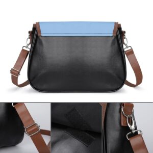 I'm Fucking Magical Unicorn Women's Crossbody Bag PU Leather Message Bag Shoulder Handbag Purse for Travel Office