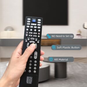 Universal Replacement Remote Control for Mitsubishi 3D DLP TV WD73C9 WD73C11 WD60C9 WD60C10 WD65C9 WD92840 WD73737 WD73738 LT-62144 LT-46164 LT-46265