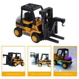 Keenso Remote Control Forklift, High Simulation RC Forklift Kids Engineering Trucks Lighting Without Battery Electric Toys, Electronic Pets, Sound Toys