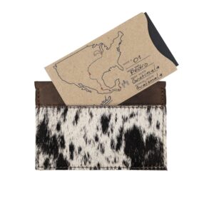 Western Leather Works, Minimalist Rodeo Wallet Handmade from Full Grain Leather, Compact Storage, ID Holder, Travel Accessory - Furry