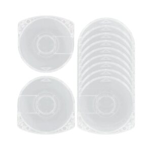 10pcs replacement clear game disc storage shell for sony psp1000/2000/3000 psp umd disc case shell case cover protective box