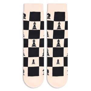 HAPPYPOP Gifts For Chess Players, Chess Gifts For Men Best Gifts For Chess Lovers, Funny Chess Socks Men Cool Socks For Men Women