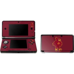 skinit decal gaming skin compatible with 3ds (2011) - officially licensed college mascot iowa state design