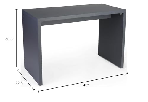 Displays2go Large Wooden Nesting Display Table, Rectangular - Gray (BLKNSTGY45)