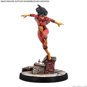 Marvel: Crisis Protocol Agent Venom & Spider-Woman Character Pack - Spidey's Allies Unleashed! Tabletop Superhero Game, Ages 14+, 2 Players, 90 Minute Playtime, Made by Atomic Mass Games