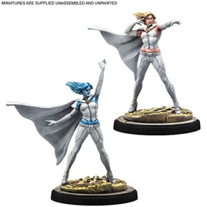 Atomic Mass Games Marvel: Crisis Protocol Emma Frost and Psylocke Character Pack - Psychic Mutants Unleashed! Tabletop Superhero Game, Ages 14+, 2 Players, 90 Minute Playtime, Made