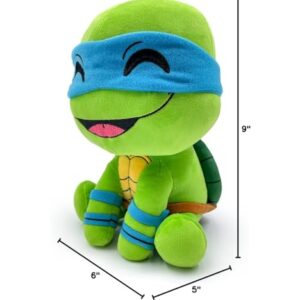 You Tooz Leonardo Plush Toy, 9 Inch Teenage Mutant Ninja Turtles Plushie, Blue Uniform, Soft Stuffed Toy for Ages 15 and Up