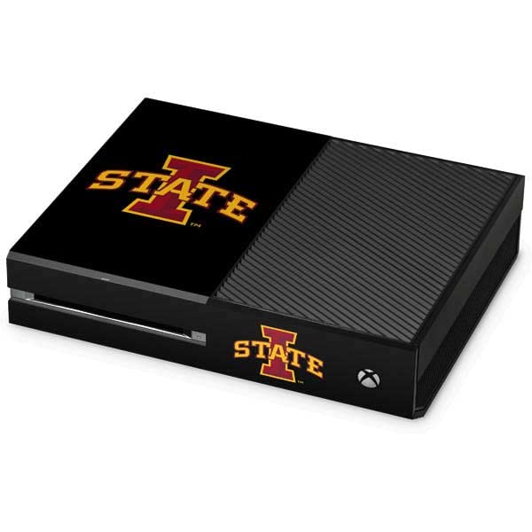 Skinit Decal Gaming Skin Compatible with Xbox One Console - Officially Licensed College Iowa State Black Design