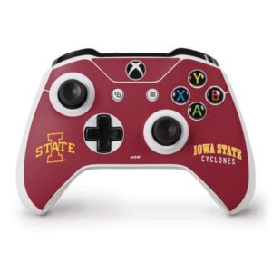 Skinit Decal Gaming Skin Compatible with Xbox One S Controller - Officially Licensed College Cyclones Iowa State Design