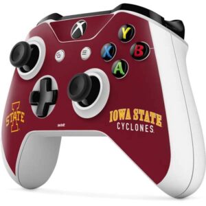 Skinit Decal Gaming Skin Compatible with Xbox One S Controller - Officially Licensed College Cyclones Iowa State Design