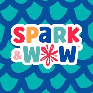 SPARK & WOW Wooden Magnets - Sea Life - Set of 20 - Magnets for Kids Ages 2+ - Cute Animal Magnets for Fridges, Whiteboards and More