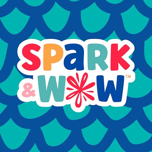 SPARK & WOW Wooden Magnets - Sea Life - Set of 20 - Magnets for Kids Ages 2+ - Cute Animal Magnets for Fridges, Whiteboards and More