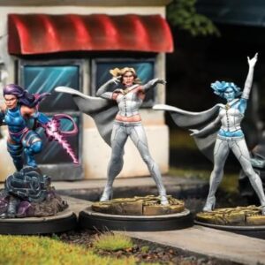 Atomic Mass Games Marvel: Crisis Protocol Emma Frost and Psylocke Character Pack - Psychic Mutants Unleashed! Tabletop Superhero Game, Ages 14+, 2 Players, 90 Minute Playtime, Made