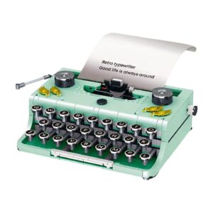 820pcs ideas retro typewriter building blocks toys model,classic printer models building set,best gift for 6+ year old kids or adults（not a real typewriter）