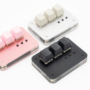 Momokai Tap Trio - 3 Key Mechanical Hot-swappable Macropad (Black)