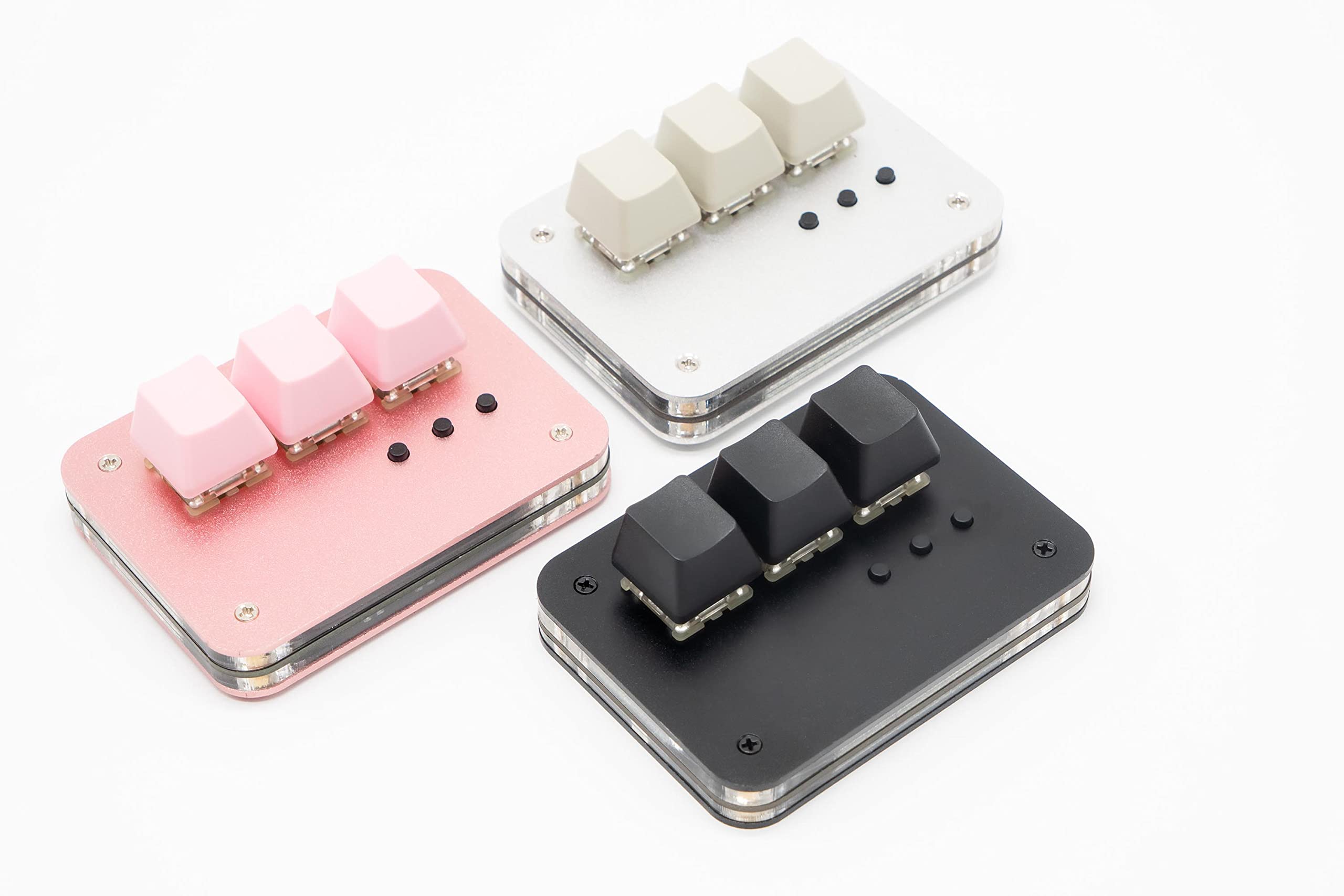 Momokai Tap Trio - 3 Key Mechanical Hot-swappable Macropad (Black)