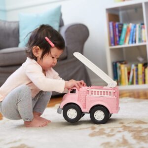 Green Toys Fire Truck Pink CB