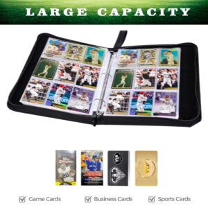 900 Pockets Football Cards Binder,Trading Cards Holder Card Collectors Album,Trading Card Binder 9 Pocket with 50 Removable Sleeves for Football Card and Sports Card