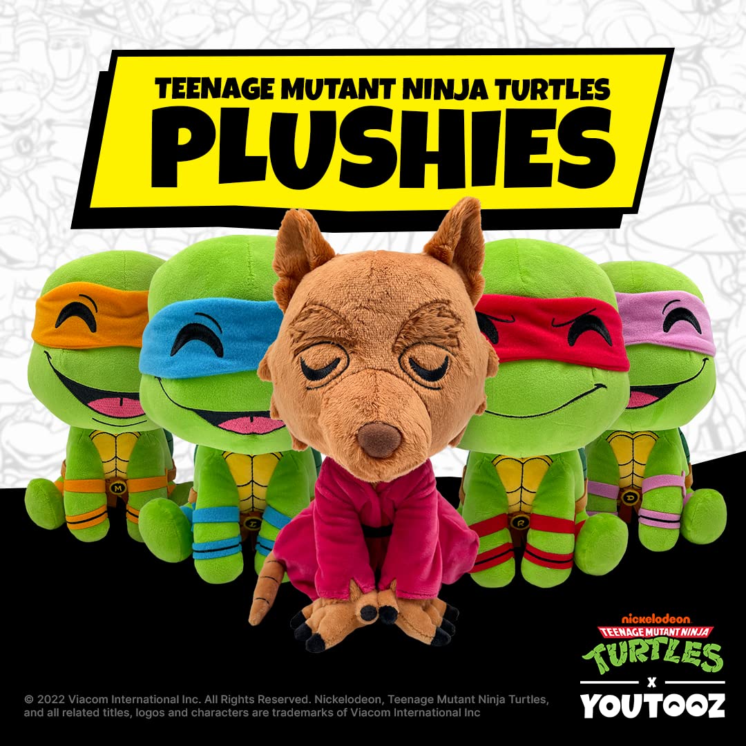 You Tooz Leonardo Plush Toy, 9 Inch Teenage Mutant Ninja Turtles Plushie, Blue Uniform, Soft Stuffed Toy for Ages 15 and Up