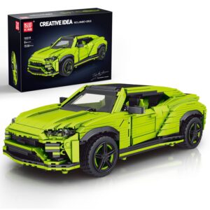 Mould King Cars Urus SUV Model Cars Building Toys, 10019 MOC Car Building Blocks Sports Car Toys, Collectible Model Car Kits Speed Race Car Building Kits for Adults Car to Build for Kids 8+ (1538 PCS)