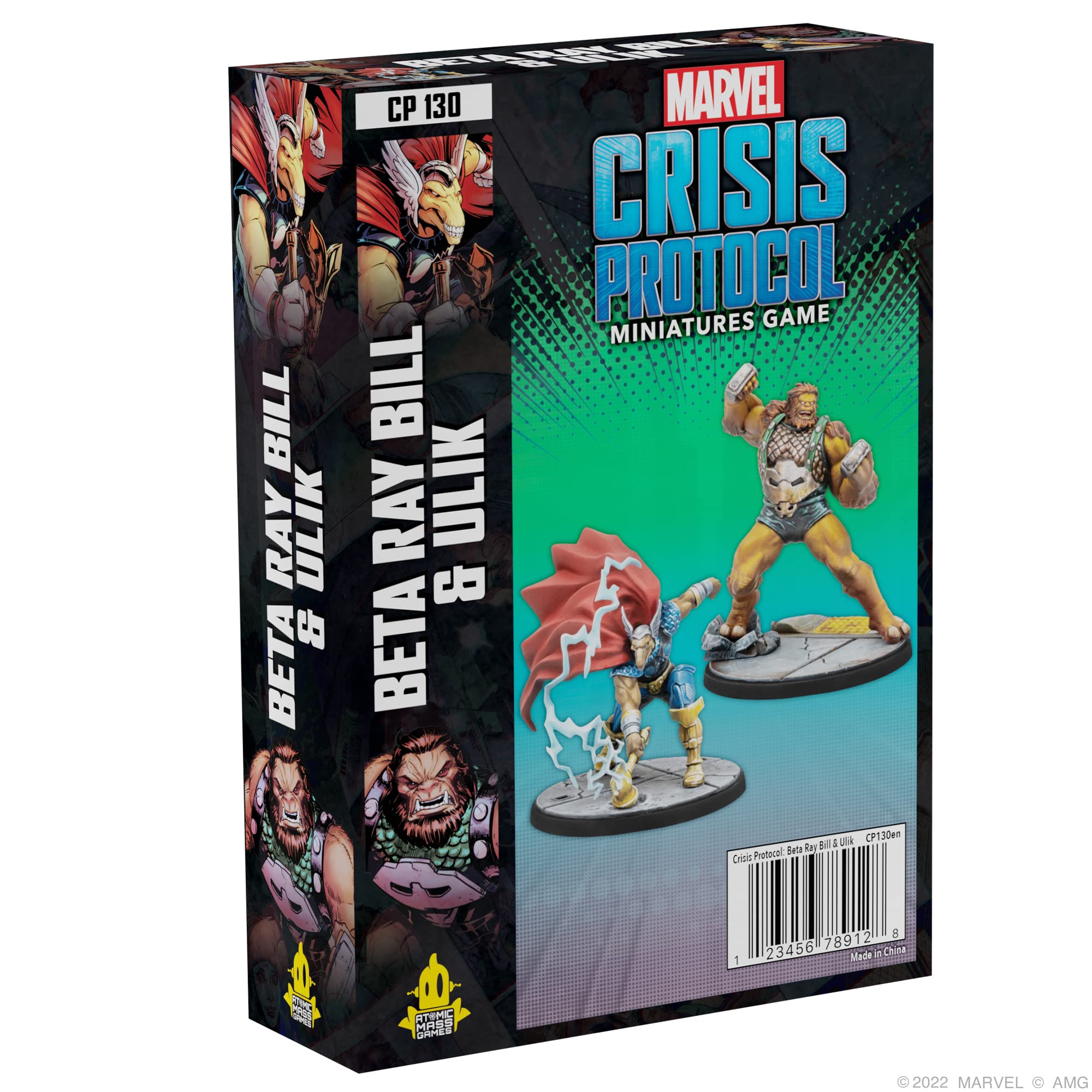 Atomic Mass Games Marvel: Crisis Protocol Beta Ray Bill & Ulik Character Pack - Cosmic Brawlers Unleashed! Tabletop Superhero Game, Ages 14+, 2 Players, 90 Minute Playtime, Made